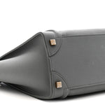 Baby Drummed Calfskin Micro Luggage Kohl