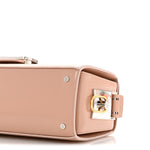 Calfskin Logo Medium Cat Pencil Bag Pink