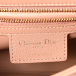 Calfskin Cannage Small Caro Bag Rose De Vents