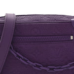 Taurillon Monogram Mini Soft Trunk Black Purple Night