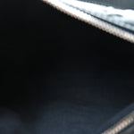 Calfskin Debossed Monogram Side Trunk Moon Bleu