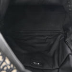Oblique Calfskin Rider Backpack Beige Black
