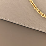 Vitello King Cruise FF Diamonds Continental Envelope Wallet On Chain Truffle Dove