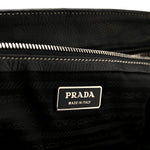 Calf Pocket Shoulder Bag Black