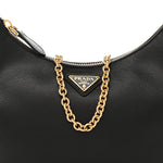 Saffiano Lux Re-Edition 2005 Shoulder Bag Black