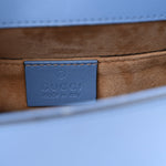 Calfskin Mini Sylvie Chain Shoulder Bag Clear Sky Blue