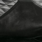 Lambskin Quilted Maxi Icare Shopping Tote Black