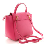 Grained Calfskin Nano Belt Bag Raspberry