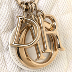 Macrocannage Technical Fabric Medium Lady Dior White