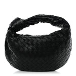 Nappa Intrecciato Teen Jodie Hobo Black