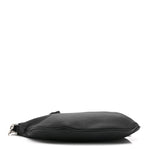 Calfskin Emblem Shoulder Bag Black