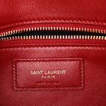 Smooth Calfskin Le Maillon Satchel Rouge Eros