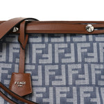 Denim Vitello Grace FF Mini By The Way Boston Bag  Blue