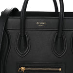 Smooth Calfskin Nano Luggage Black