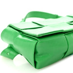 Paper Calfskin Intreccio Cassette Belt Bag Parakeet