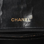 Patent Quilted Small Diana Flap Black