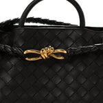 Nappa Intrecciato Medium Andiamo Shoulder Bag Fondant