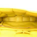 Nappa Maxi Intreccio Padded Cassette Crossbody Bag Buttercup