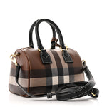 E-canvas Check Mini Bowling Bag Dark Birch Brown