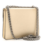 Textured Calfskin Crystal Mini Dionysus Shoulder Bag Mystic White