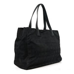 Nylon Large Travel Tote Black