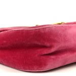Velvet Matelasse Small GG Marmont Shoulder Bag Light Raspberry Rose