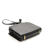 Calfskin Reverse Satchel Black