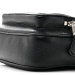 Grained Calfskin Small Camera Bag Black