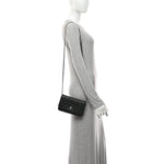 Caviar Quilted CC Turnlock Wallet On Chain WOC Black