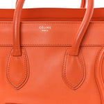Smooth Calfskin Mini Luggage Orange
