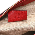 Dollar Calfskin GG Charm Satchel Red
