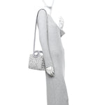 Crystal Mini Le Troisieme Shopping Bag Grey