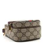 GG Supreme Monogram Web Mini Ophidia Double Zip Messenger Bag Beige New Acero
