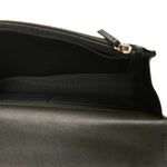 Lambskin Quilted Chanel 19 Wallet On Chain WOC Dark Green