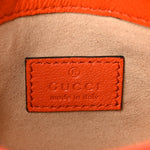 Goatskin Mini Aphrodite Shoulder Bag Orange