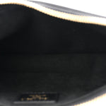 Calfskin LV Bloom Pochette  Black