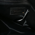 Silktech Canvas Wide Puffer Tote Black
