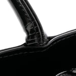 Patent Medallion Tote Black
