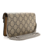 GG Supreme Monogram Super Mini Dionysus Shoulder Bag Taupe