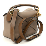 Calfskin Small Puzzle Bag Sand Mink