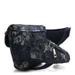 Denim GG Monogram Camouflage Belt Bag Blue