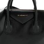 Shiny Lord Calfskin Medium Antigona Black