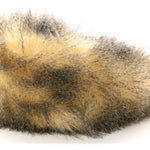 Aspen Vitello Faux Fur Tote Crema Black