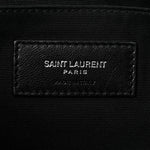 Linen Canvas Rive Gauche Zipped Pouch Black