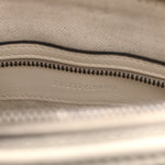 Koi Calfskin Web Mini Bauletto Duffle Top Handle Bag Mystic White