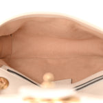 Calfskin Matelasse Small GG Marmont Shoulder Bag White