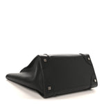 Drummed Calfskin Mini Luggage Black