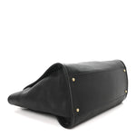 Calfskin Medium Deauville Tote Black Multicolor
