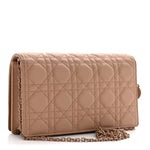 Ultra Matte Calfskin Cannage Lady Dior Clutch Fard