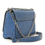 Epi Twist Shoulder Bag MM Denim Light